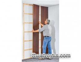 Декорирование стены при помощи ламинированной панели, гипсокартона и обоев. Декорирование стены при помощи ламинированной панели, гипсокартона и обоев.