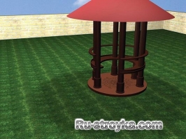 Площадка из кирпича Площадка из кирпича