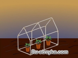 Как сделать теплицу из труб ПВХ Как сделать теплицу из труб ПВХ