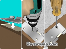 Установка дверных петель. Установка дверных петель.