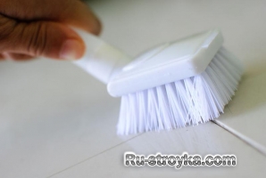 Как очистить плитку от раствора или клея. Как очистить плитку от раствора или клея.