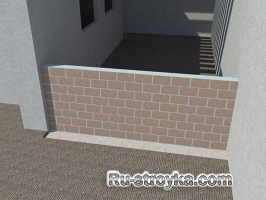 Кладка перегородок из кирпича Кладка перегородок из кирпича