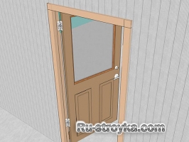 Установка дверных петель. Установка дверных петель.