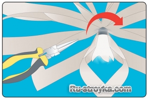 Как выкрутить лопнувшую лампочку Как выкрутить лопнувшую лампочку