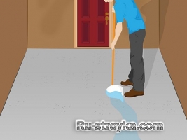 Кислотное травление бетонного пола. Кислотное травление бетонного пола.