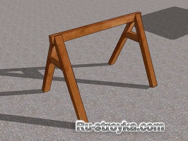 Как сделать деревянные строительные козлы Как сделать деревянные строительные козлы