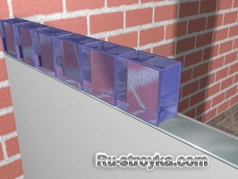 Как установить стеклянные блоки Как установить стеклянные блоки