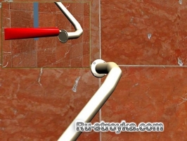 Как установить поручень в ванной комнате. Как установить поручень в ванной комнате.