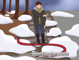 Очистка тротуара от льда Очистка тротуара от льда