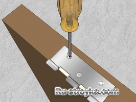 Установка дверных петель. Установка дверных петель.