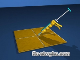 Герметик вместо цементной затирки Герметик вместо цементной затирки