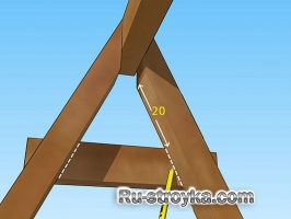 Как сделать деревянные строительные козлы Как сделать деревянные строительные козлы