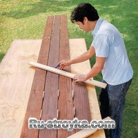 Как построить скамейку под деревом. Как построить скамейку под деревом.