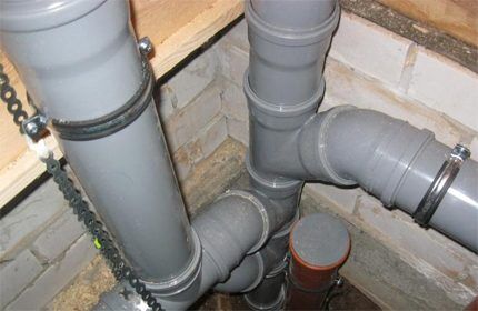 Как проложить канализационные трубы в частном доме: схемы и правила укладки + этапы монтажа