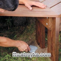 Как построить скамейку под деревом. Как построить скамейку под деревом.