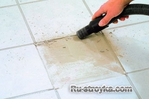 Замена поврежденной плитки. Замена поврежденной плитки.