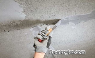 Ванная комната – потолок из ЦСП Ванная комната – потолок из ЦСП