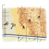 Как при помощи красок, сделать имитацию «венецианки». Как при помощи красок, сделать имитацию «венецианки».