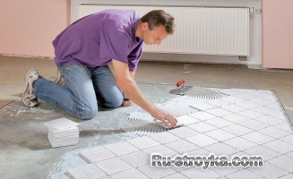 Сочетание керамической плитки с паркетом. Сочетание керамической плитки с паркетом.