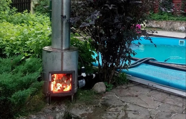 Как сделать печь на дровах для бассейна своими руками: пошаговая инструкция