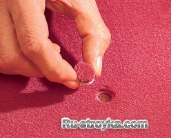 Ремонт коврового покрытия. Ремонт коврового покрытия.