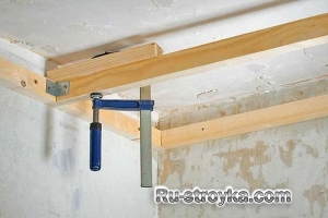 Ванная комната – потолок из ЦСП Ванная комната – потолок из ЦСП