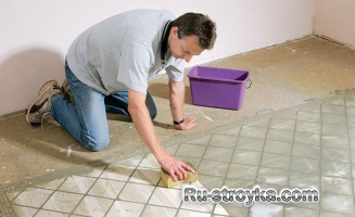 Сочетание керамической плитки с паркетом. Сочетание керамической плитки с паркетом.