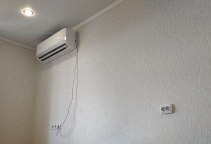 Как подключить кондиционер к сети своими руками: порядок прокладки кабелей + пошаговые инструкции по подключению внутреннего и внешнего блока Как подключить кондиционер к сети своими руками: порядок прокладки кабелей + пошаговые инструкции по подключению внутреннего и внешнего блока