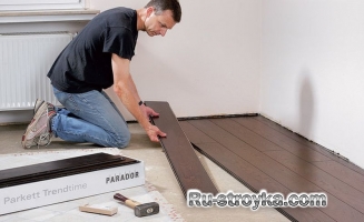 Сочетание керамической плитки с паркетом. Сочетание керамической плитки с паркетом.