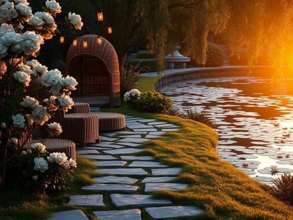 Сад для вечернего отдыха: создаем уютное освещение и дизайн Сад для вечернего отдыха: создаем уютное освещение и дизайн