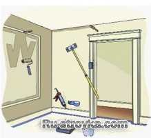 Покраска стен с окантовкой. Покраска стен с окантовкой.