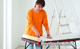 Как оклеить потолок обоями. Как оклеить потолок обоями.