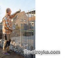 Стена из габионов. Стена из габионов.