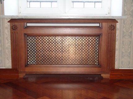 Декоративные экраны на батарею отопления: обзор различных видов решеток + советы по выбору Декоративные экраны на батарею отопления: обзор различных видов решеток + советы по выбору