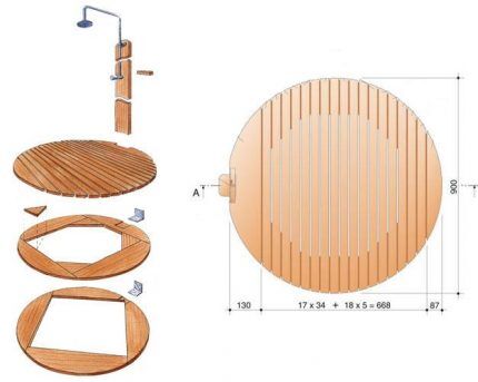 Как сделать летний душ своими руками: схемы распространенных конструкций Как сделать летний душ своими руками: схемы распространенных конструкций