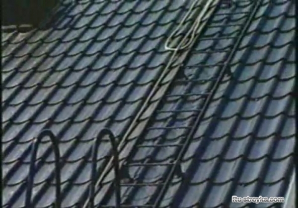 Монтируем лестницы для кровли Монтируем лестницы для кровли