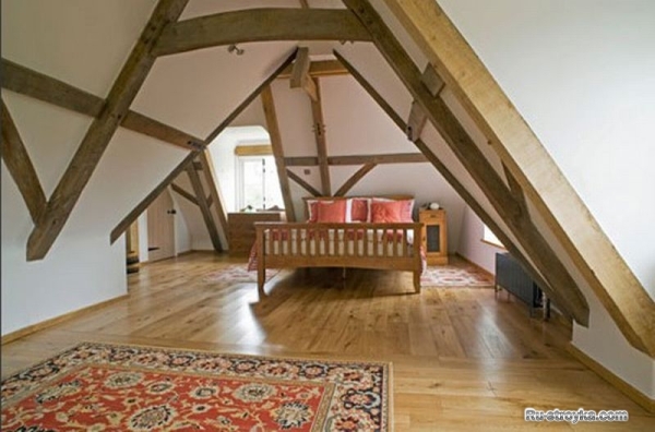 Обустройство мансардных помещений в фото.