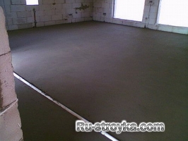 Стяжка пола своими руками Стяжка пола своими руками