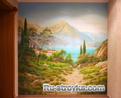 Технология росписи стен и потолков. Технология росписи стен и потолков.