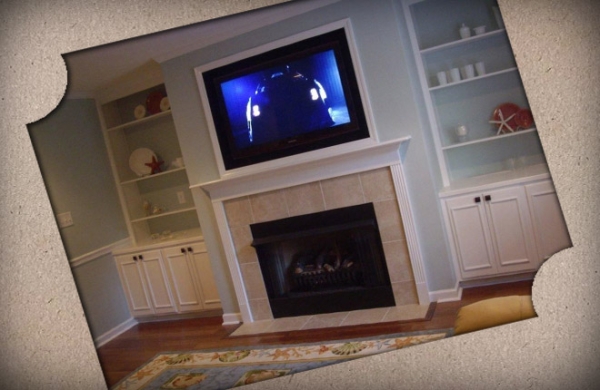 Декоративный камин из гипсокартона своими руками: инструкция по изготовлению с фотографиями