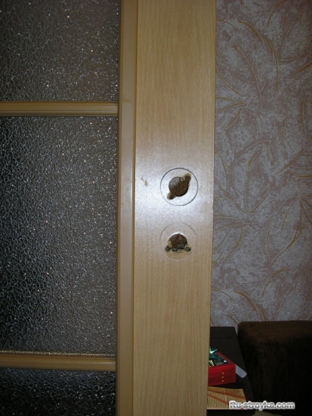 Врезка замка в дверное полотно Врезка замка в дверное полотно