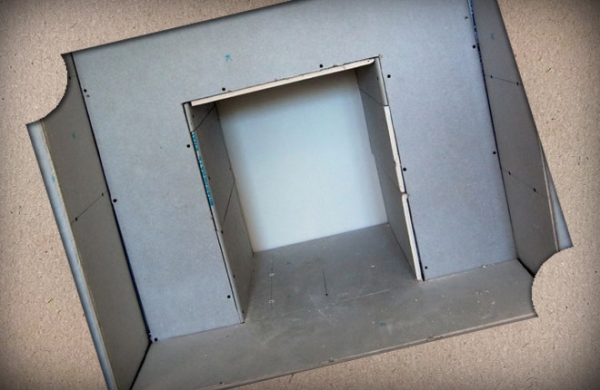 Декоративный камин из гипсокартона своими руками: инструкция по изготовлению с фотографиями