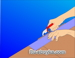 Установка плиточного линолеума. Установка плиточного линолеума.