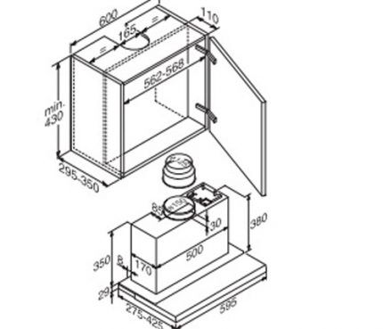 Установка встраиваемой вытяжки: варианты расположения и руководство по монтажу