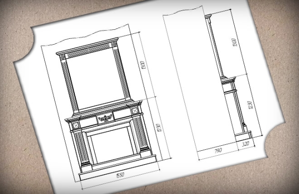 Декоративный камин из гипсокартона своими руками: инструкция по изготовлению с фотографиями
