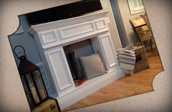 Декоративный камин из гипсокартона своими руками: инструкция по изготовлению с фотографиями