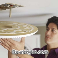 Как установить потолочные розетки Как установить потолочные розетки