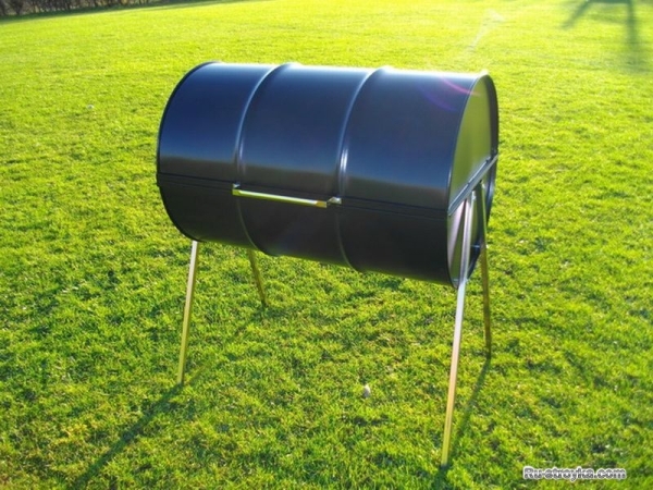 Барбекю из металлической бочки. Барбекю из металлической бочки.