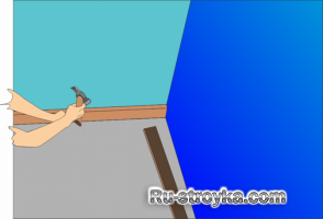 Установка плиточного линолеума. Установка плиточного линолеума.