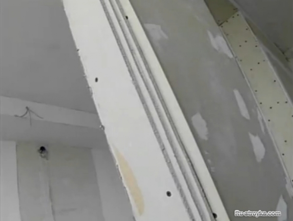 Изготовление перегородок из гипсокартона с оригинальными торцами Изготовление перегородок из гипсокартона с оригинальными торцами